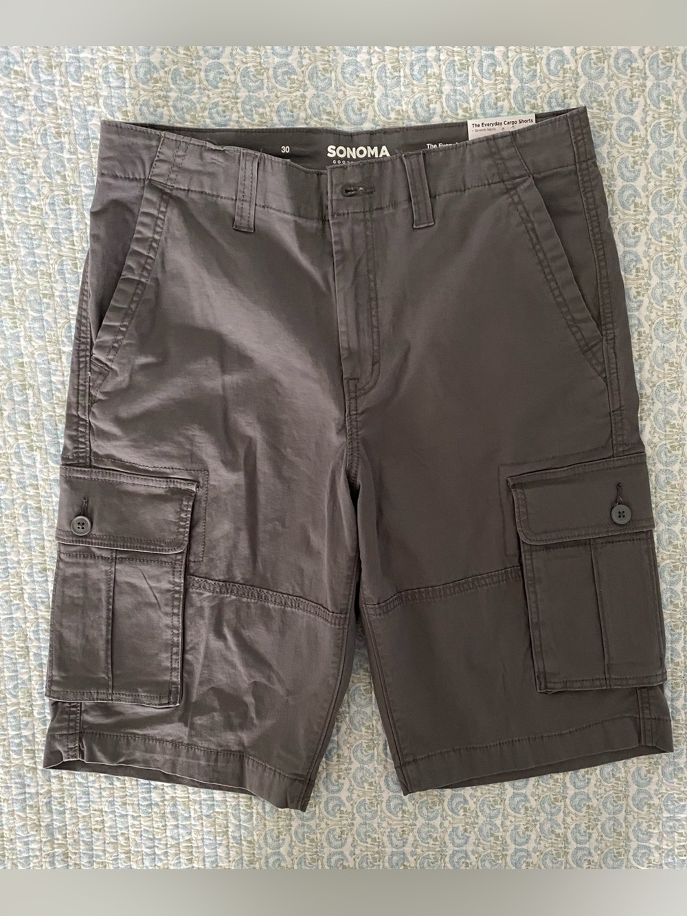 SONOMA Men's Charcoal Cargo Shorts